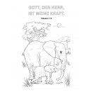 Elefant mit Elefantenbaby