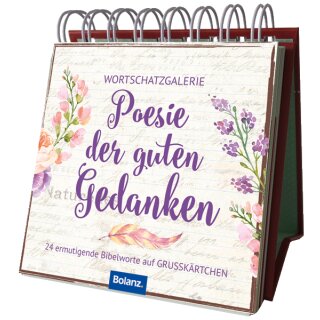 Miniaufstellbuch Poesie der guten Gedanken