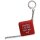 Schlüsselanhänger - Bandmaß (Farbe-Rot)