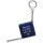 Schlüsselanhänger - Bandmaß Blau