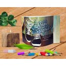 Aufstellkarte Duo - Konfi Turnschuhe