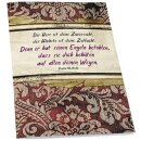 Vintage Cover mit Text aus Psalm 91,9+11