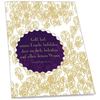 DesignLine Cover mit Bibelvers nach Psalm 91,11