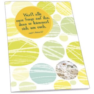 DesignLine Cover mit Bibelvers nach 1. Petrus 5,7