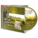 Geheimnisvolle Karte und Wald im Hintergrund