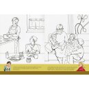 Malheft Ausmalseite von innen