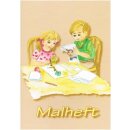 Malheft Bastelnde Kinder