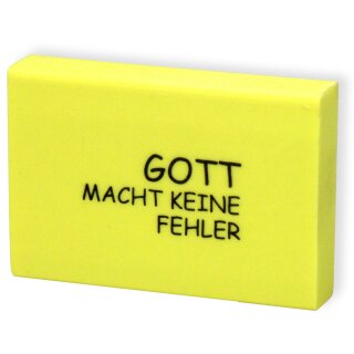 Gott macht keine Fehler - Neon-Gelb