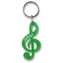 Notenschlüssel in Grün