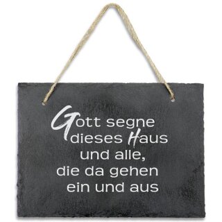 Schifertafel mit Aufhängekordel