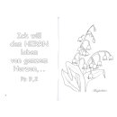 Ansicht Maiglöckchen mit dem Vers aus Psalm 9 2