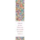 Blumenmotiv mit Bibeltext