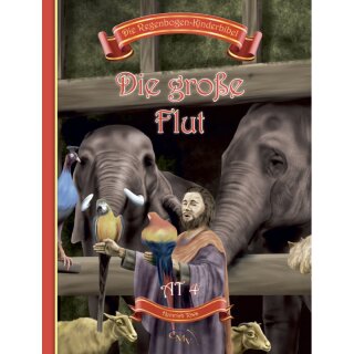 Noah in der Arche mit den Tieren