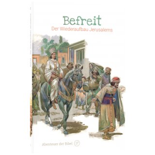 Haman führt Mordakai auf dem Pferd durch die Stadt