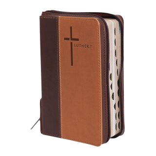 Braun Baige Bibel leicht geöffnet