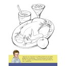 malheft Das Weihnachtsfest Anishct einer Ausmalseite