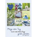 Bildcollage Laternen und Blumen