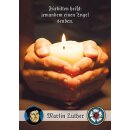 Postkarte - Fürbitten heißt: jemandem einen Engel