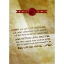 Siegel und Text von Martin Luther