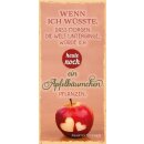 Apfel mit ausgestochenen Herzen