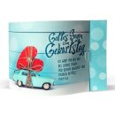 Geburtstagskarte mit Oldtimer und Herz