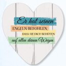 weisses Herz mit Bibeltext