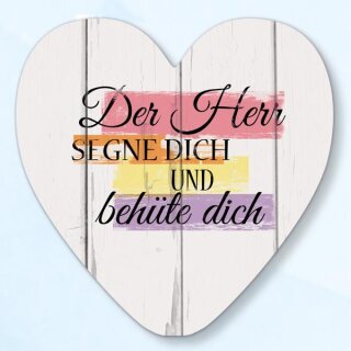 Weisses Pappherz mit Bibeltext