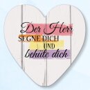 Weisses Pappherz mit Bibeltext