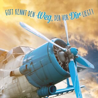 Edle Metalltafeln mit Text und Flugzeugmotiv