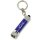 Schlüsseanhänger LED-Taschenlampe Blau
