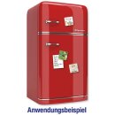Magnete auf dem Kühlschrank