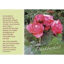 Postkarte mit Rosen