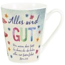 Eine Seite der Tasse