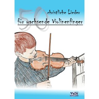 Heft - 50 christliche Lieder für wachsende Violinenfinger inkl. Playback-CD
