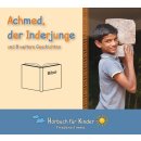 Inderjunge mit zwei schweren Steinen  auf der Schulter