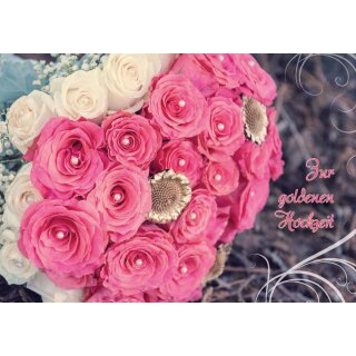 Faltkarte - Zur goldenen Hochzeit