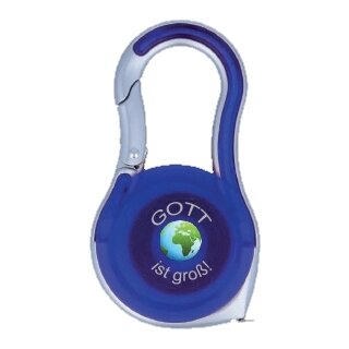 Rollbandmaß mit Karabinerhaken