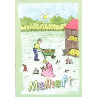 Malheft Kinder helfen auf dem Bauernhof