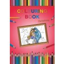 Malbuch mit Weihnachtsmotiv in Englisch