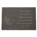 Psalm 119,105  auf Schiefertafel