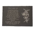 1. Korinther 13 auf Schiefertafel