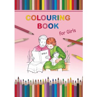 Malbuch für Mädchen in Englisch