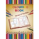 Malbuch Helden der Bibel in Englisch