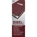 Bibel-Griffregister rot in Verpackung