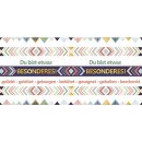 Ausgerolltes Muster der Tasse