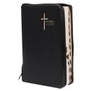 Schwarze Thopmson Studienbibel Bibel leicht geöffnet...