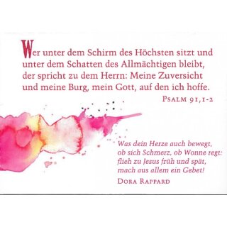 Spruchkärtchen mit Bibelworten 3 - Zuversicht