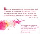 Spruchkärtchen mit Bibelworten 3 - Zuversicht