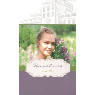 Ein Mädchen mit einem Blumenstrauß