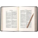 Aufgeschlagene Schlachter Bibel mit Schreibrand